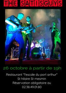 Soirée concert avec le groupe The Satisguys